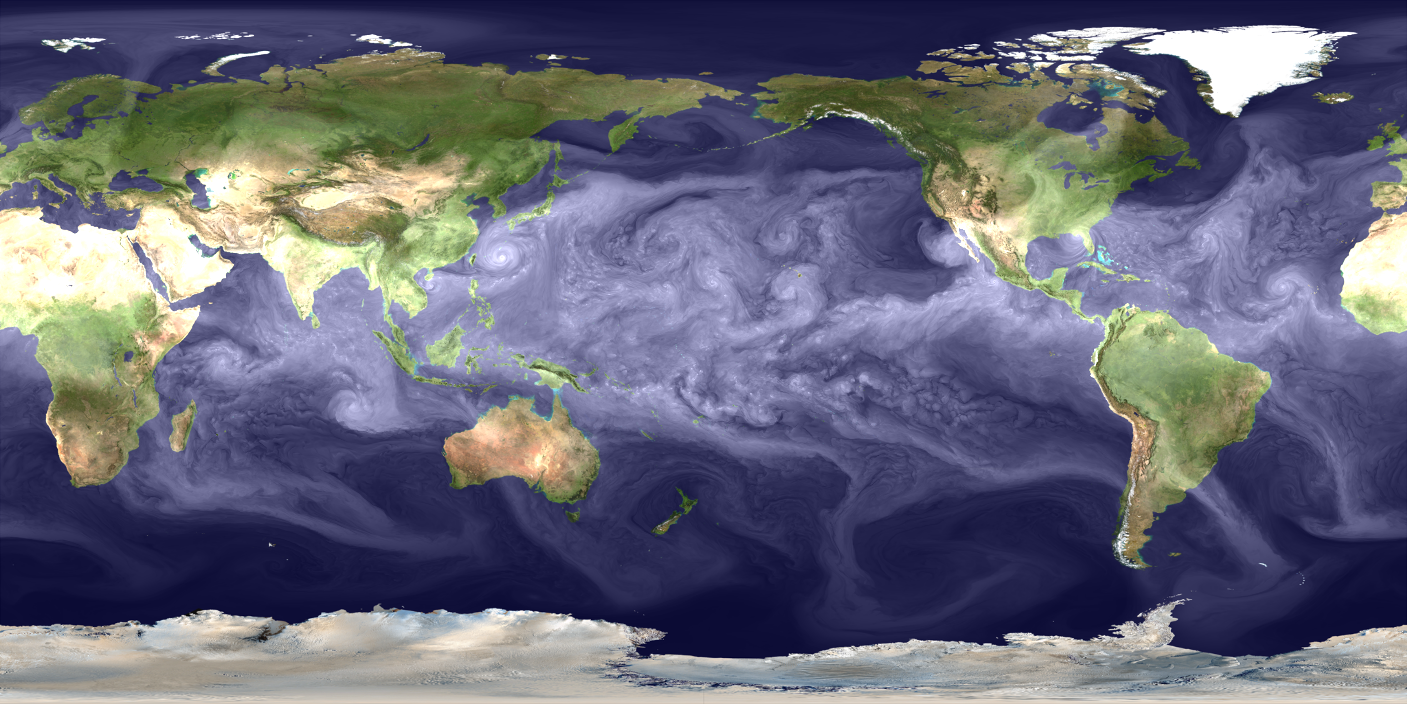 Cover image — 1/12 degree fvGCM visualization (global)